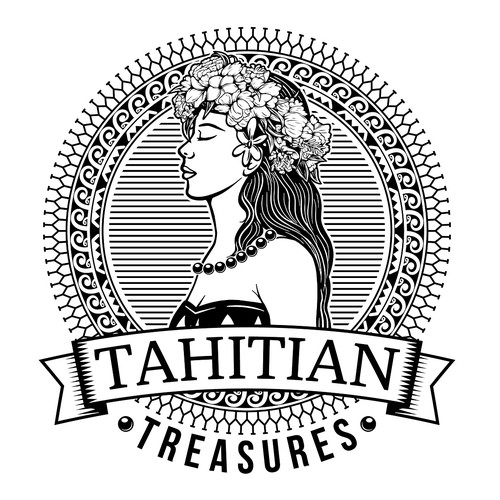 Tahitian Treasures logo design