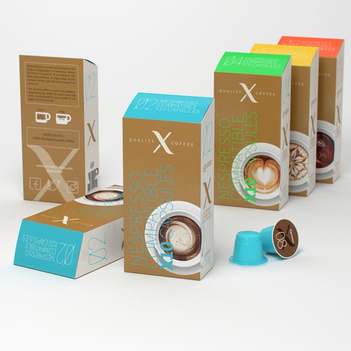 Luxurious Coffee Capsule box