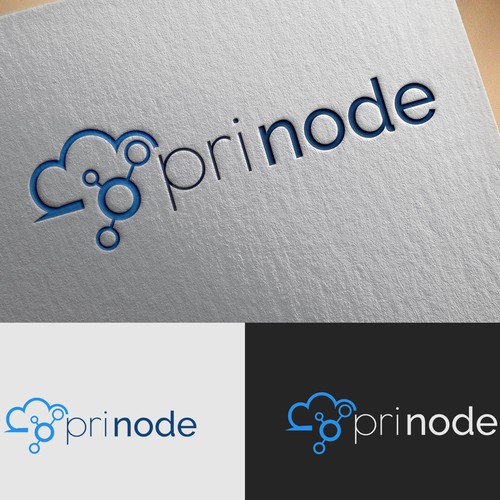 minimal cloud based logo