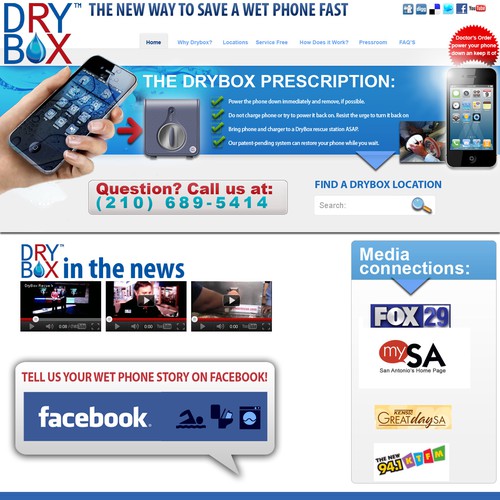 Create the next website design for Dry Ventures Inc.