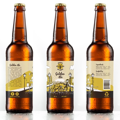 Beer label design (1-1 Project)