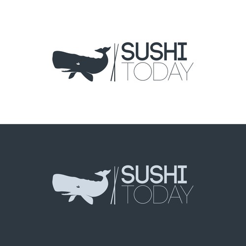 Create a logo for an All-You-Can-Eat restaurant called 'Sushi Today'
