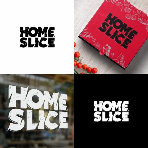 Logo concept for HOME SLICE