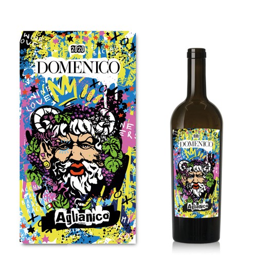 Fun wine label