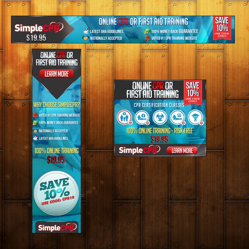 New Display Banner Ads for SimpleCPR.com!