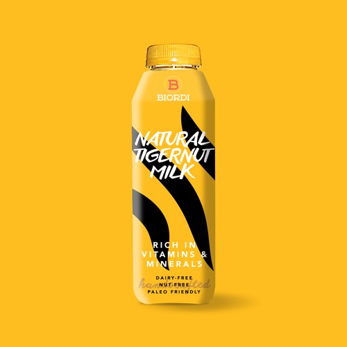 Modern & sophisticated design for dairy-free milk alternative