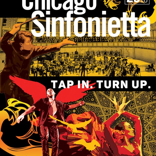 Poster Concept for Chicago Sinfonietta: Firebird & Scheherazade