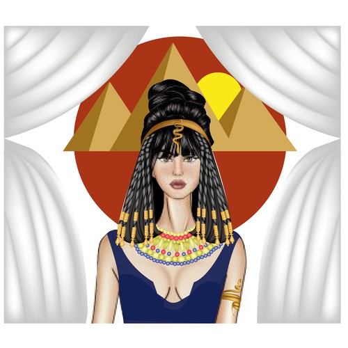 Cleopatra Illustration sex appeal