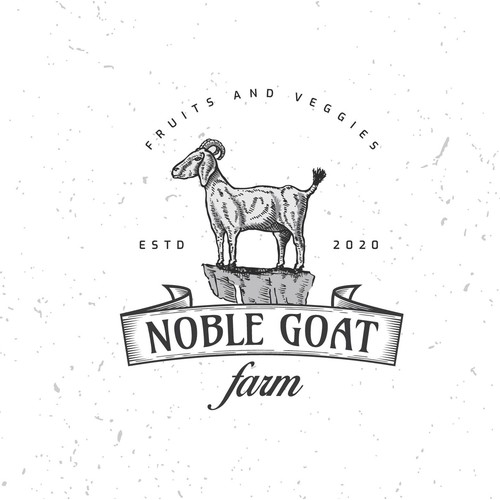 Hand drawn farm logo