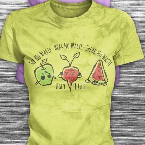 Finalist t-shirt Design Concept for a Juice Company