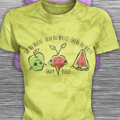 Finalist t-shirt Design Concept for a Juice Company