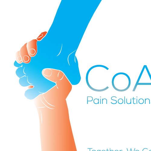 Create a logo showing bright health and a way out of pain!