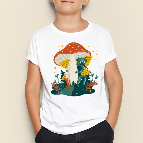 Illustration Concept for Design of Children's T-shirt