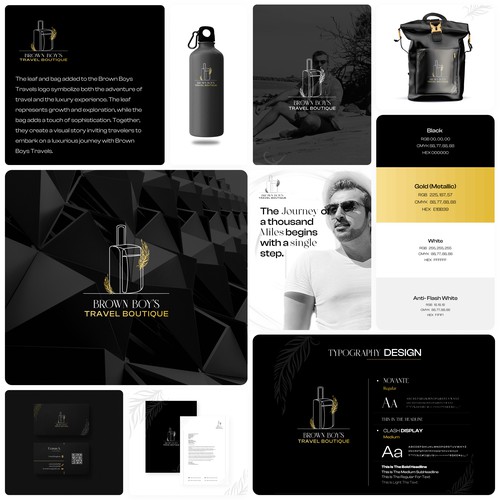 Brown Boy Travels – Brand Identity Design
