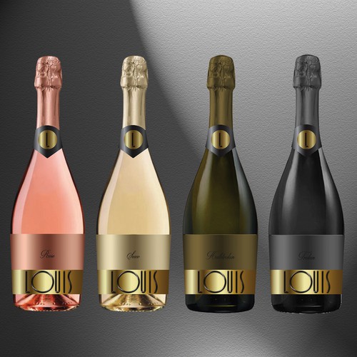 Labels for sparkling wine