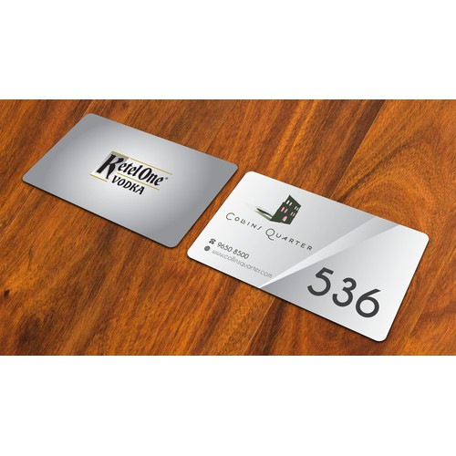 Tab card design for bar and restaurant - Collins Quarter