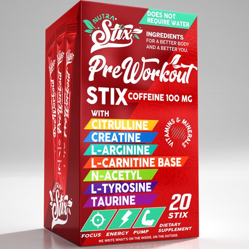 CleanNutra – Premium Multi-Mineral Stick Pack Design