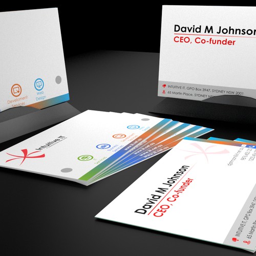 New business cards for Intuitive IT