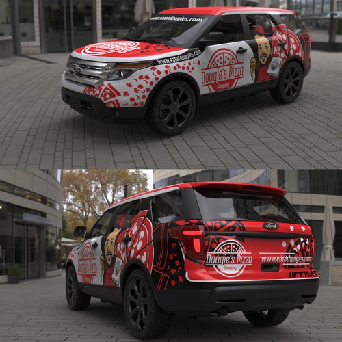 Car wrap - Pizza shop