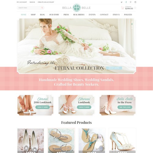 Houte Couture Wedding Shoe website