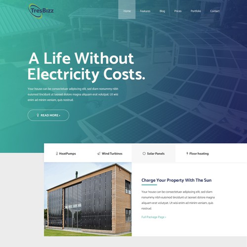 Webdesign For TresBizz