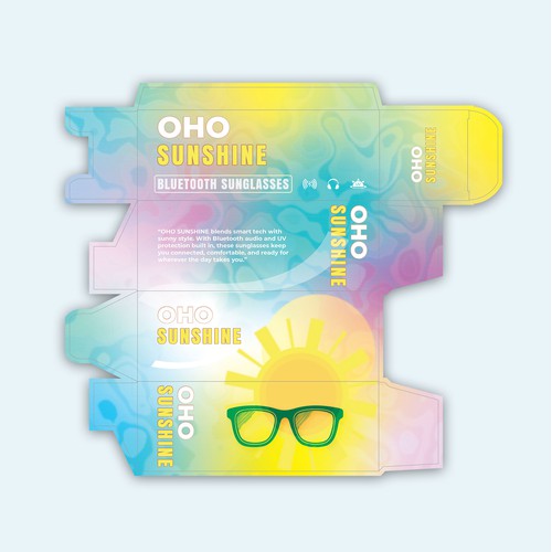 OhO Sunshine - Sunglass Packaging Design