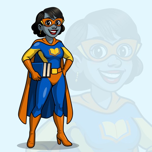 Miss Literacy (Female Superhero)