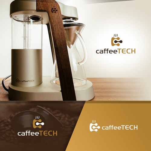 Modern Techy Logo for Caffee Tech