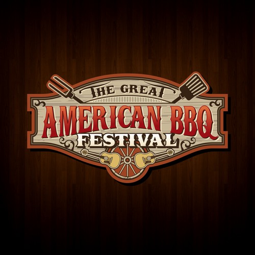 classic western logo for bbq