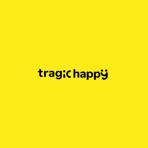 Logo for finding happiness within tragedy: TragicHappy
