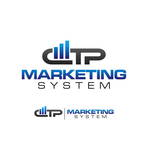 Marketing system logo for financial advisors to host conference table presentations.