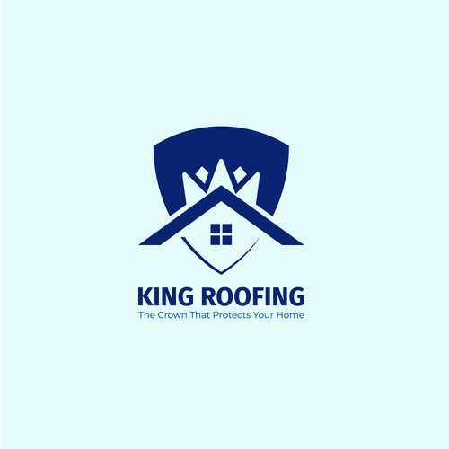 Logo Design for King Roofing
