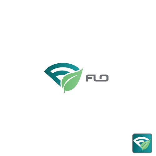 A logo for the Flo app.