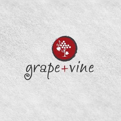 Grape + Vine Logo Design