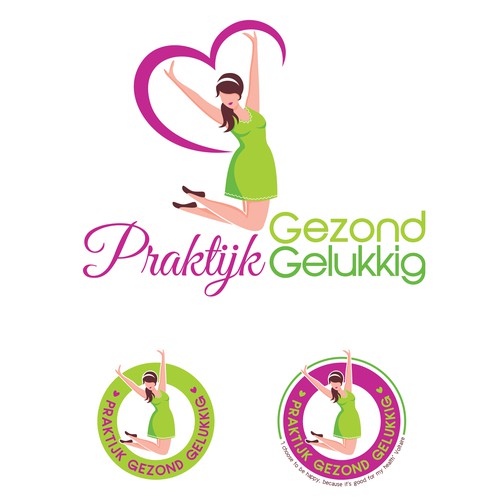 Create an outstanding logo for Praktijk GezondGelukkig