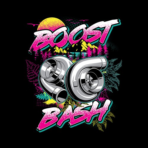 1/4 MILE DRAG RACING EVENT T-SHIRT DESIGN