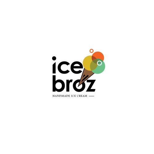 Bold logo design for ice broz