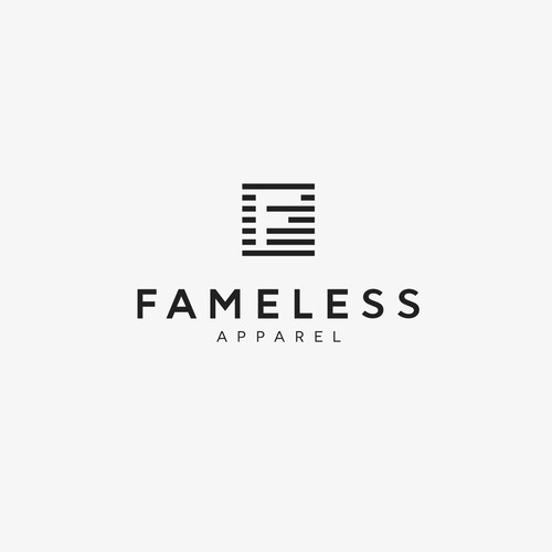 Logo design for FAMELESS APPAREL