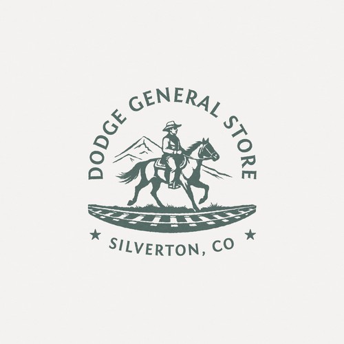 Mountain town store logo 