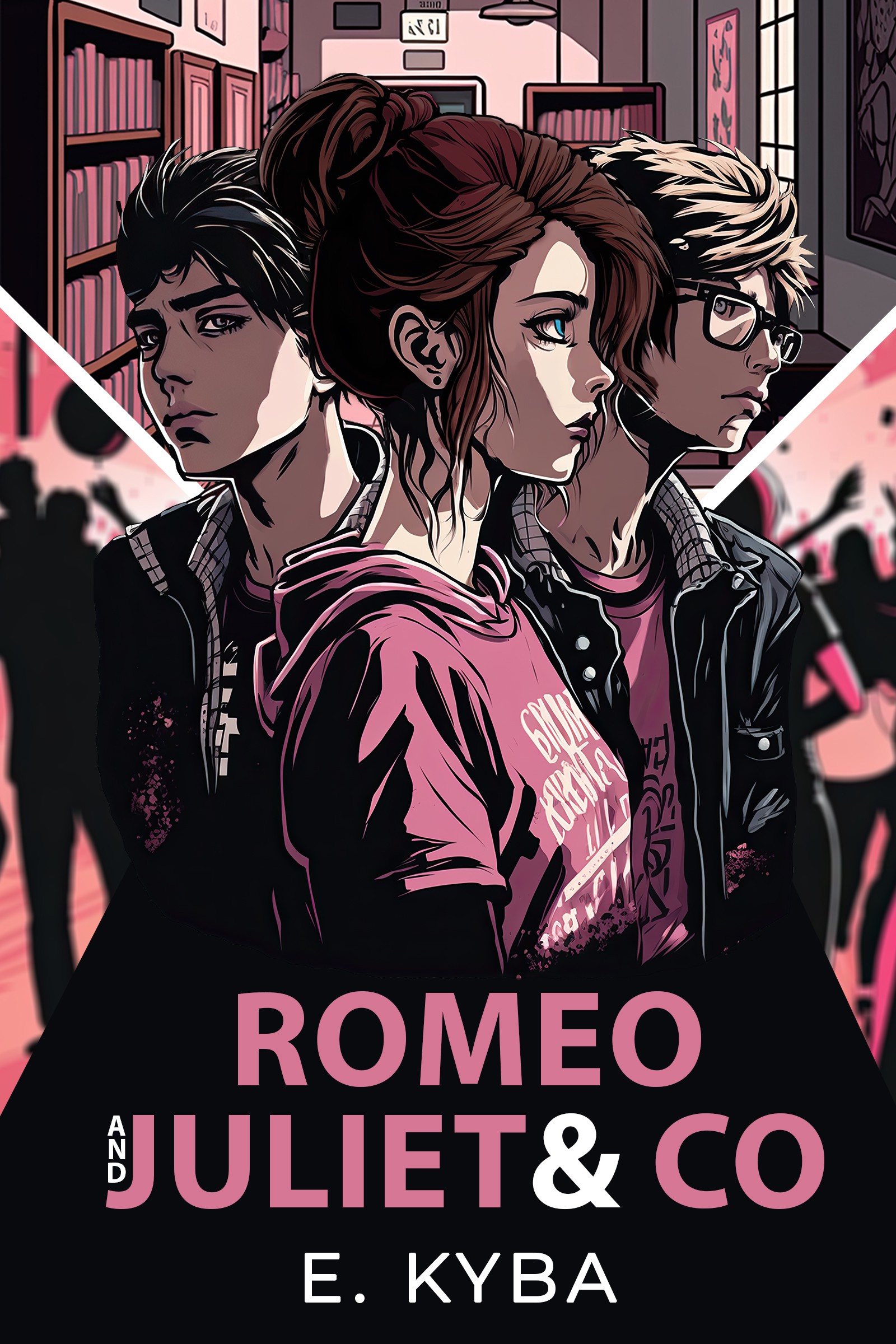 Cutesy cover for a middle grade rom-com, appeal to preteen girls