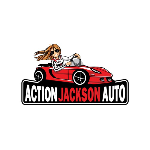 race car logo design