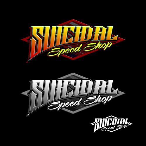 Logo for a custom motorcycle shop