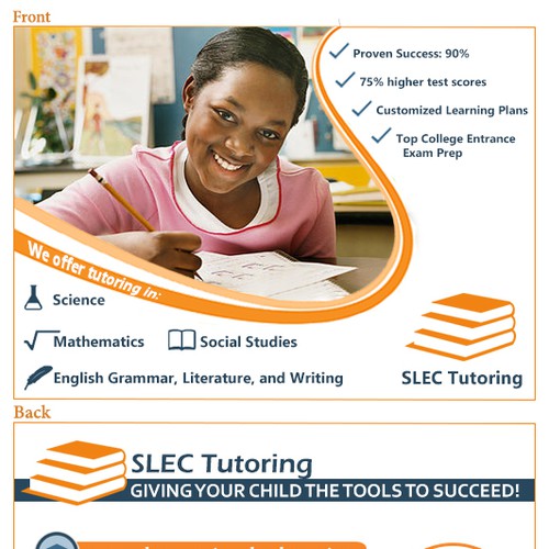 Post Cards for tutoring company