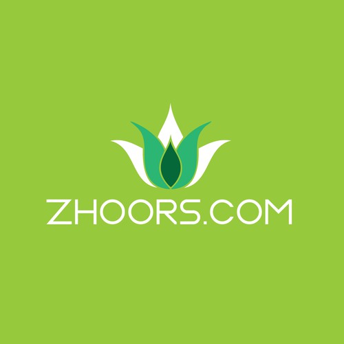 Logo concept for online flower shop