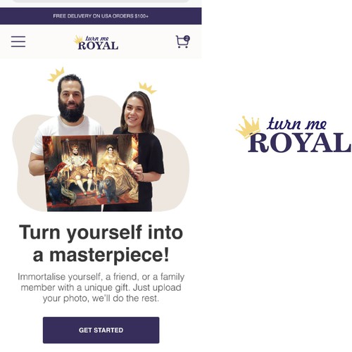 Turn Me Royal Logo