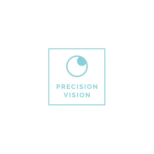 Modern logo for Precision Vision
