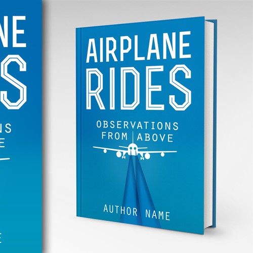 Design E Book cover for Airplane Rides - Observations From Above