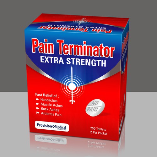 Packaging Design for Pain Terminator