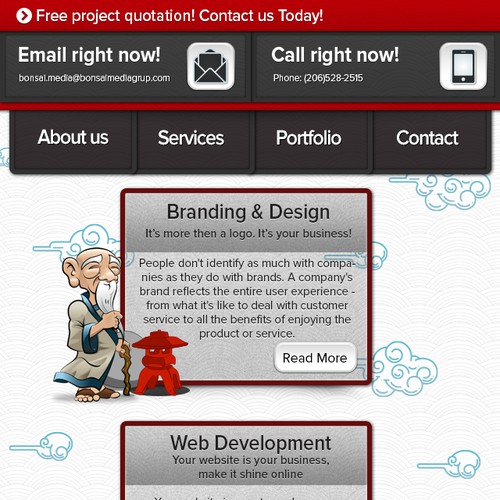 Bonsai Media Group - responsive design
