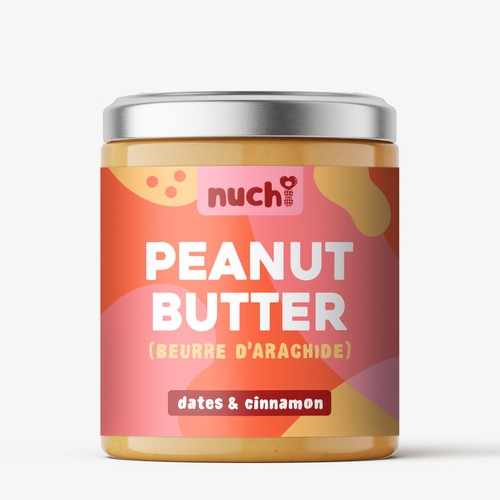 Peanut butter label design